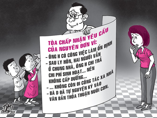 Kiện vợ cũ giành quyền nuôi con