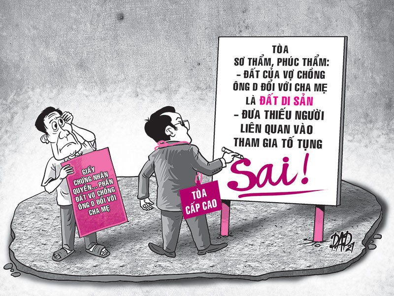 Án lệ về việc đổi đất không cần viết giấy
