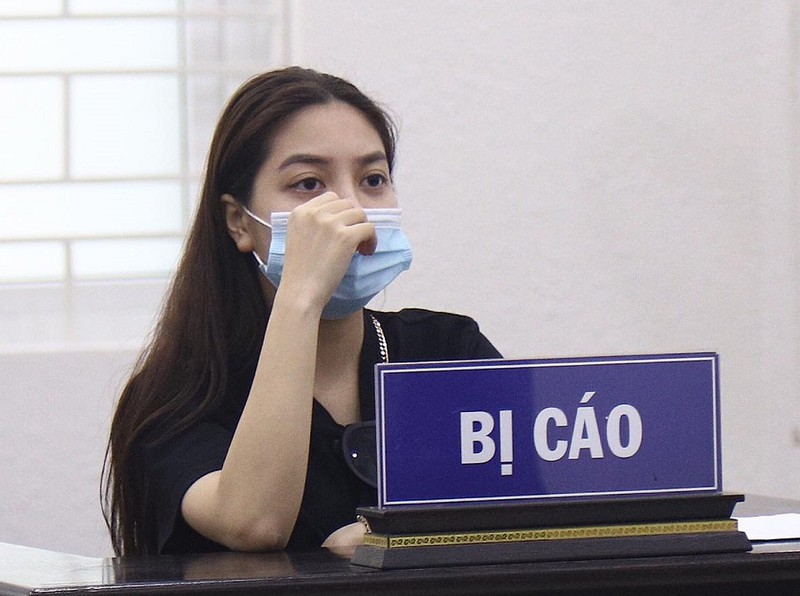 Bị cáo Nguyễn Phương Thảo tại tòa